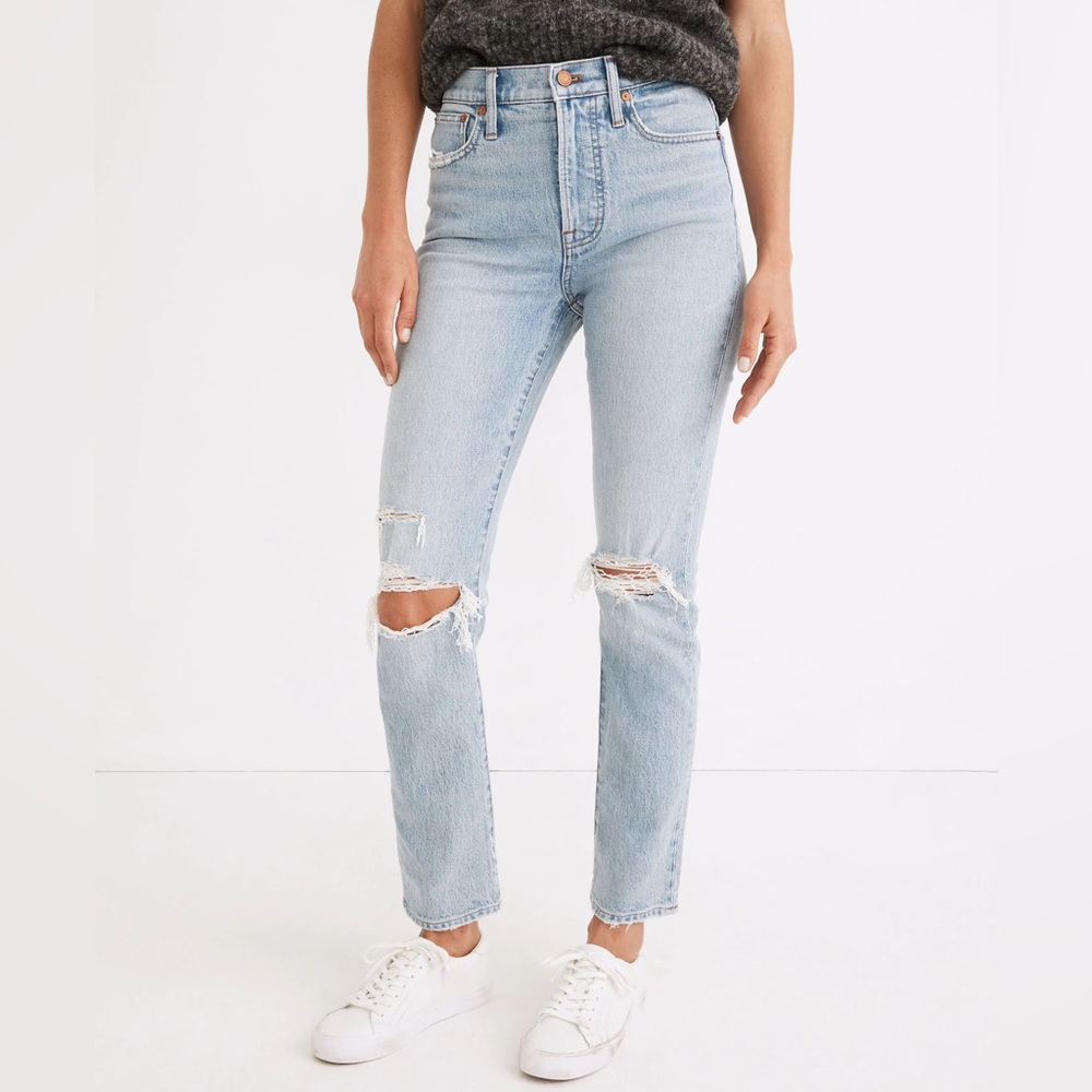 Madewell Perfect Vintage Jeans: Destructed Edition - Size 26 Tall